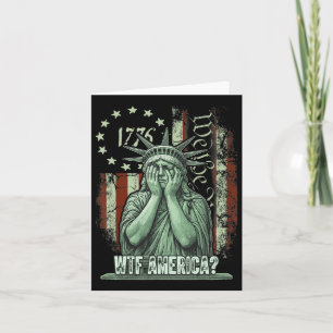 Wtf Amerika - Anti-Trump-Politik und Demokratie Karte