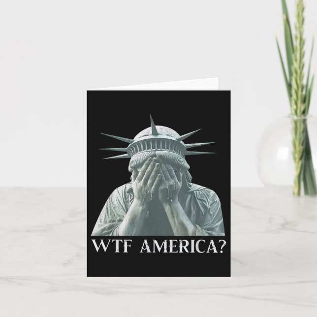 Wtf Amerika _ Karte (Vorderseite)