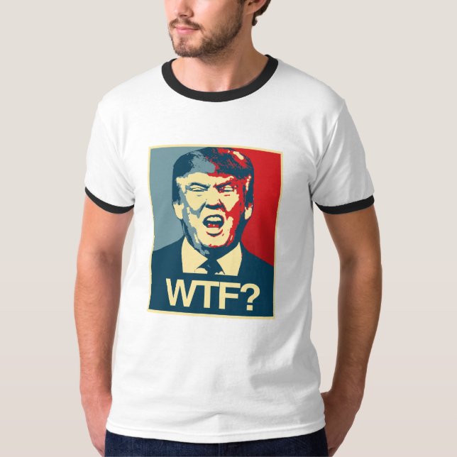 WTF - Anti-Trumpf Plakat - Anti-Trumpf - T-Shirt (Vorderseite)
