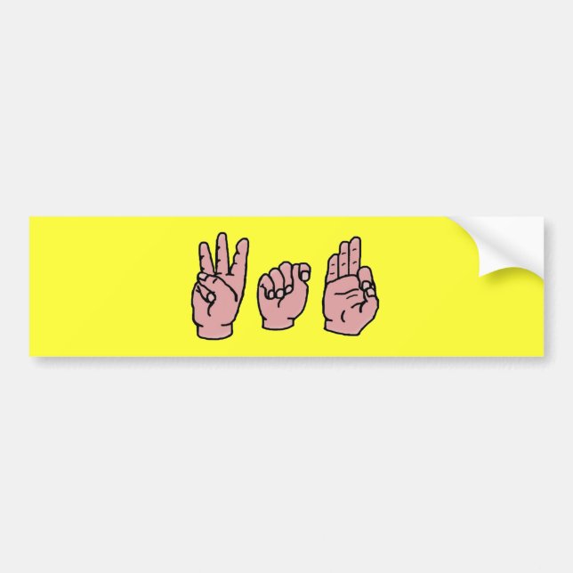 WTF Autoaufkleber (Vorne)