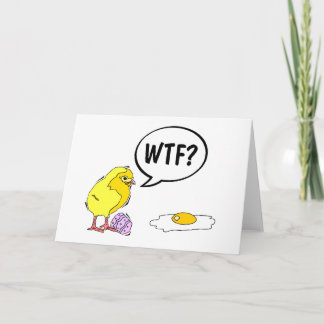 WTF Chick Feiertagskarte