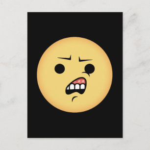 WTF Emoji Postkarte