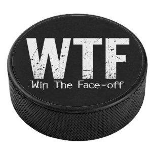 WTF: Gewinnen Sie das Gesicht (Hockey) Eishockey Puck