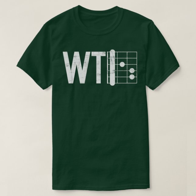 WTF Guitar F Chord T-Shirt (Design vorne)