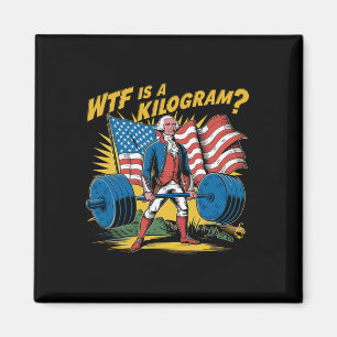 Wtf ist ein Kilogramm-Patriotischer Gewichtheben v Magnet