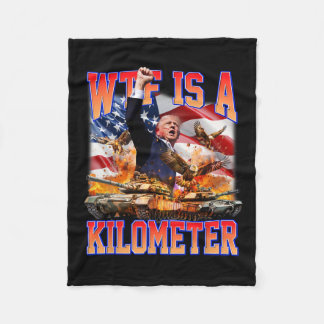 Wtf ist ein Kilometer Donald Trump, der von Trump  Fleecedecke