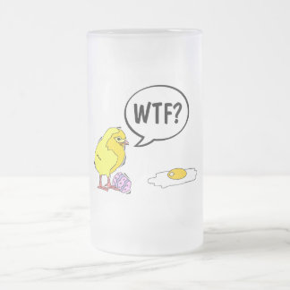 WTF Küken Mattglas Bierglas