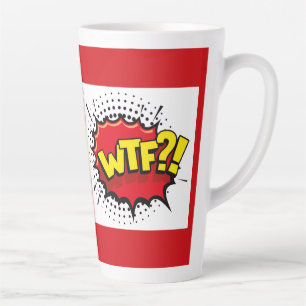 WTF lustige satirische sarkastische Nachricht Milchtasse