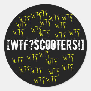 [WTF?scooters] Aufkleber