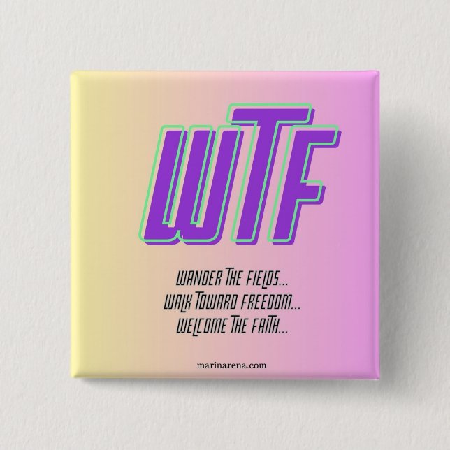 WTF-Taste Button (Vorderseite)