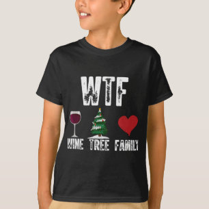 WTF Weinbaum Weihnachten Weihnachten T-Shirt