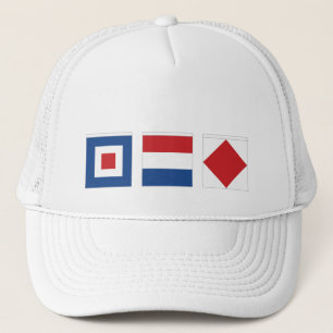 WTF Whiskey Tango Foxtrot Signalflags Truckerkappe