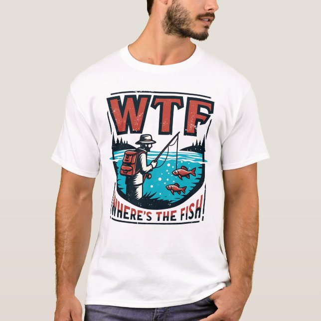 WTF, wo der Fisch ist T-Shirt (Vorderseite)