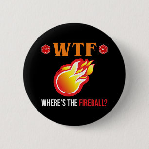 WTF - Wo ist der Feuerball? Button