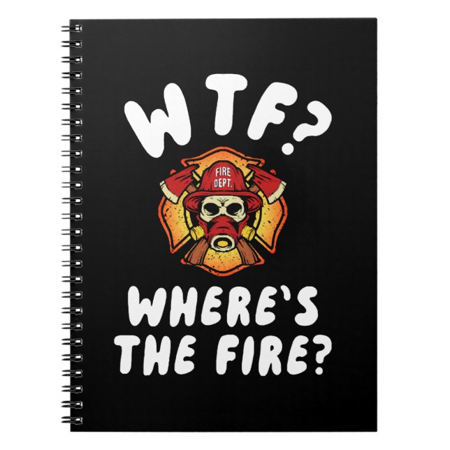 WTF Wo ist der Feuerwehrmann? Notizblock (Vorderseite)