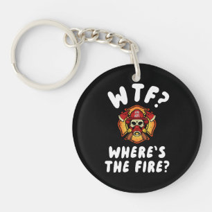 WTF Wo ist der Feuerwehrmann? Schlüsselanhänger
