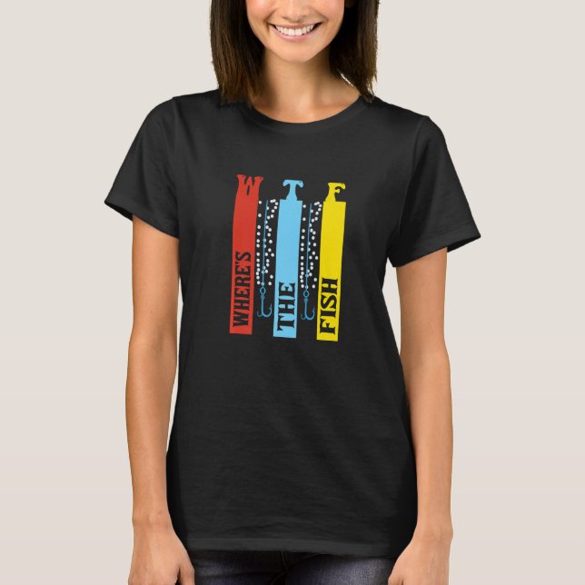 Wtf Wo ist der Fischfang? T-Shirt (Vorderseite)
