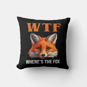 WTF - Wo ist der Fuchs? Kissen
