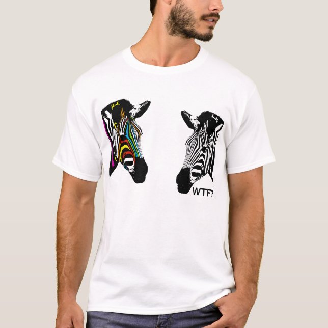 WTF? Zebra T-Shirt (Vorderseite)