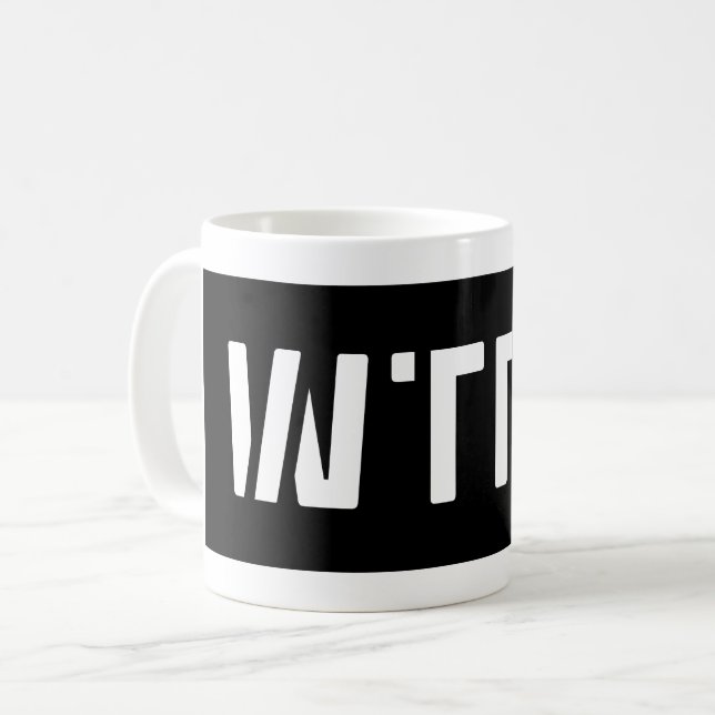 WTFO KAFFEETASSE (Vorderseite Links)