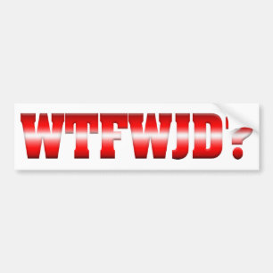 WTFWJD? AUTOAUFKLEBER