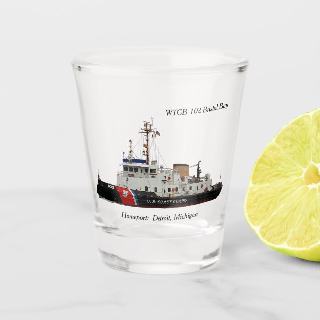 WTGB 102 Bristol Bay Schussglas Schnapsglas (Vorderseite)
