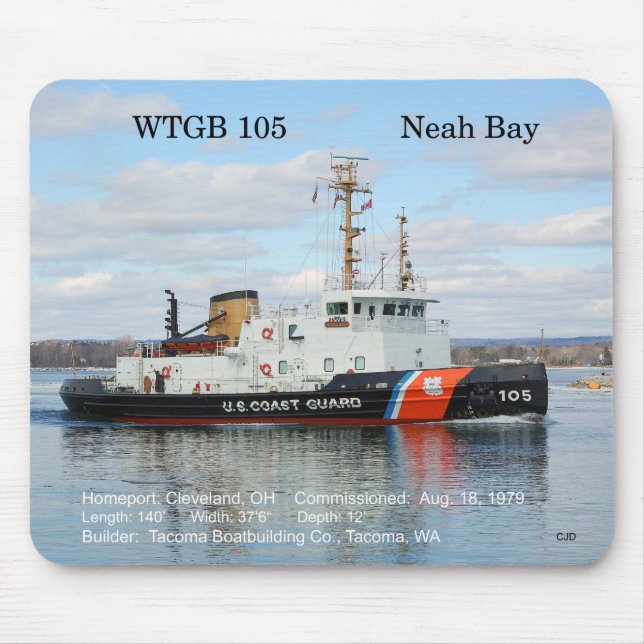 WTGB 105 Neah Bay Mousepad (Vorne)