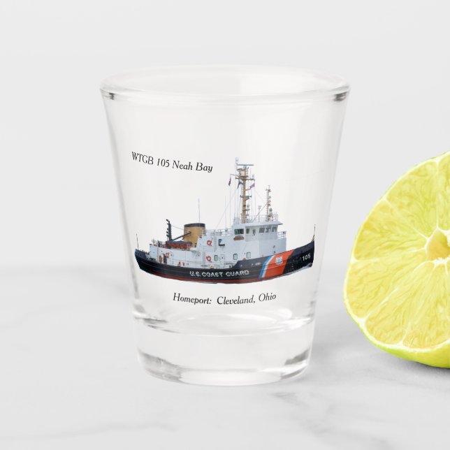 WTGB 105 Neah Bay Schussglas Schnapsglas (Vorderseite)