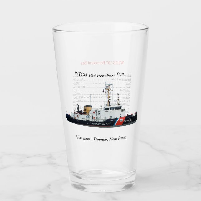 WTGB 107 Penobscot Bay Info Glas (Vorderseite)