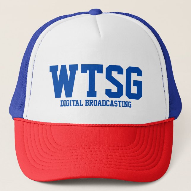 WTSG Digital Broadcasting Trucker-Mütze Truckerkappe (Vorderseite)