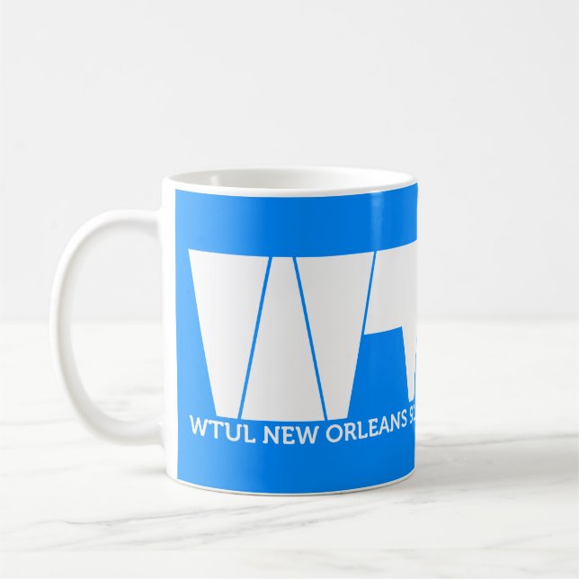 WTUL Radio-Stations-Tasse Kaffeetasse (Links)