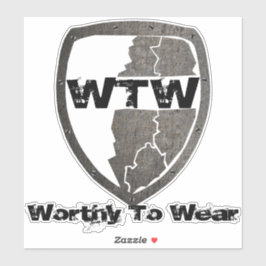 WTW Shield - es lohnt sich zu tragen Aufkleber