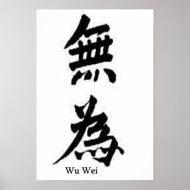 Wu Wei Deixa Ser Poster (Vorne)