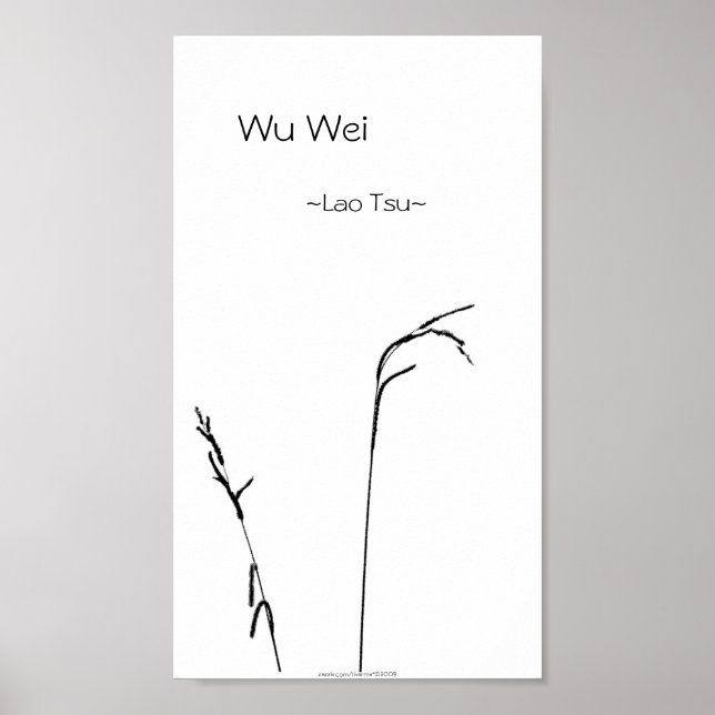 Wu Wei Poster (Vorne)