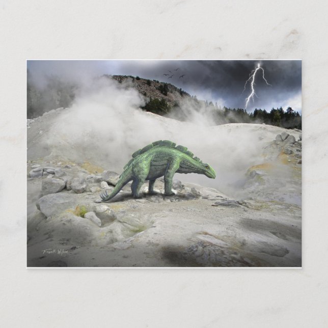 Wuerhosaurus Dinosaur Postkarte (Vorderseite)
