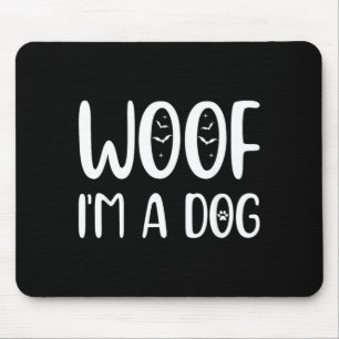 Wuff Ein Hund Lustiger Halloween-Hund Gruseliger H Mousepad