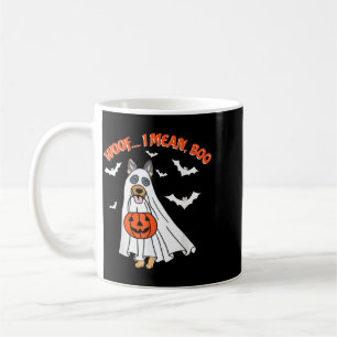 Wuff Meint Boo Lustiger Geist Hund Halloween Deuts Kaffeetasse