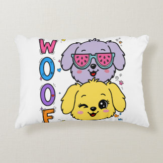 Wuff-Wurf-Kissen - Süßes Hunde-Nursery-Kissen Dekokissen