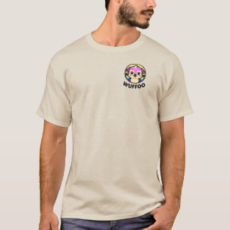 Wuffoo-Abenteuer Süßes Kawaii-Welpen-Animationslog T-Shirt