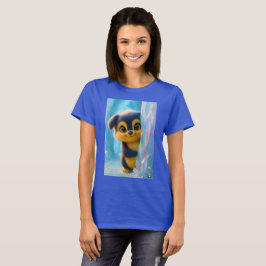 Wuffoo Molli Cute Kawaii Hunde-Eishöhle T-Shirt