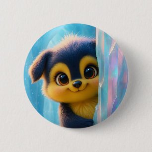 Wuffoo Molli Cute Kawaii Hundebaby Eishöhle Button
