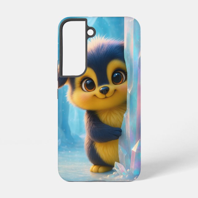 Wuffoo Molli Cute Kawaii Puppy Ice cave  Samsung Galaxy Hülle (Rückseite)