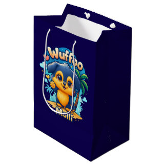 Wuffoo Molli Süßer Kawaii Welpe Tropeninsel Mittlere Geschenktüte