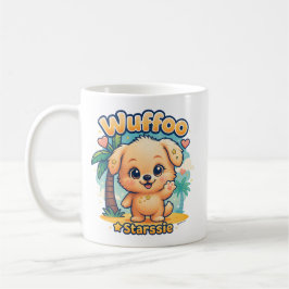 Wuffoo Starssie Kawaii Puppy Tropical Island Kaffeetasse