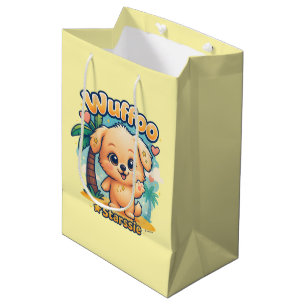 Wuffoo Starssie Kawaii Welpe Tropische Insel Mittlere Geschenktüte