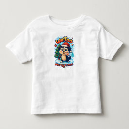 Wuffoo Surffie Frohe Weihnachten Kawaii 3D Feierta Kleinkind T-shirt