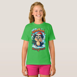 Wuffoo Surffie Frohe Weihnachten Kawaii 3D Feierta T-Shirt