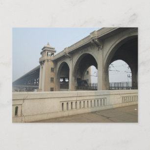 Wuhan Yangtze Großbrücke, Wuhan, China Postkarte
