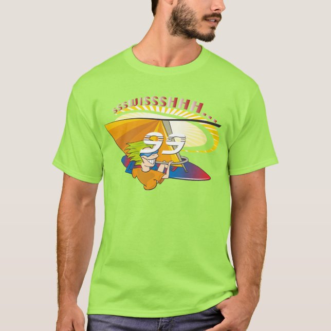 Wuishh Surfing T-Shirt (Vorderseite)