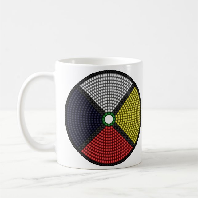 Wulstiges Medizin-Rad Tasse (Links)